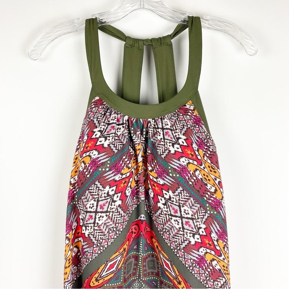 Prana Cantine Athleasure Halter Dress Cargo Marrakesh Green Women’s Size Small - Picture 4 of 10